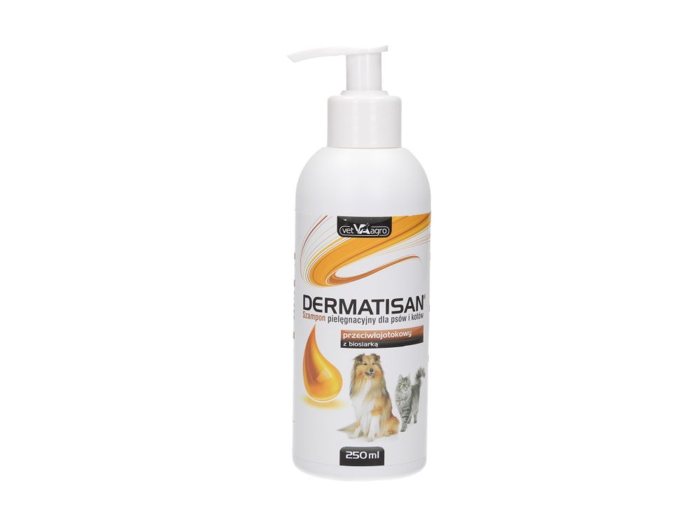 DERMATISAN SZAMPON PRZECIWŁOJOTOKOWY Z BIOSIARKĄ 250 ML