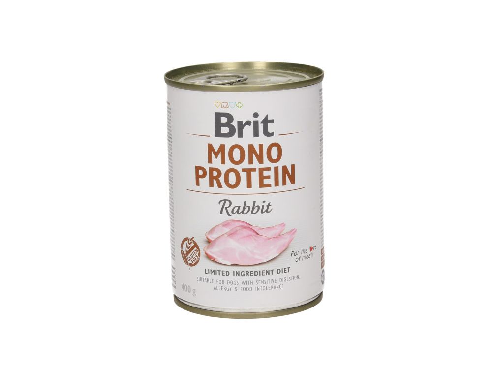 BRIT CARE PUSZKA 400G PIES MONO PROTEIN RABBIT
