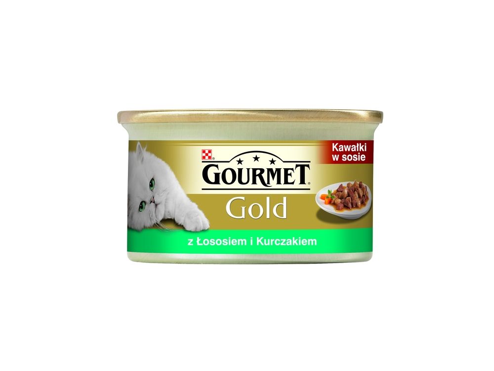 GOURMET GOLD SOS ŁOSOŚ/KURA 85G 12557891