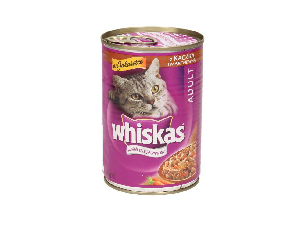 WHISKAS PUSZKA KACZKA W GALARECIE 400 G