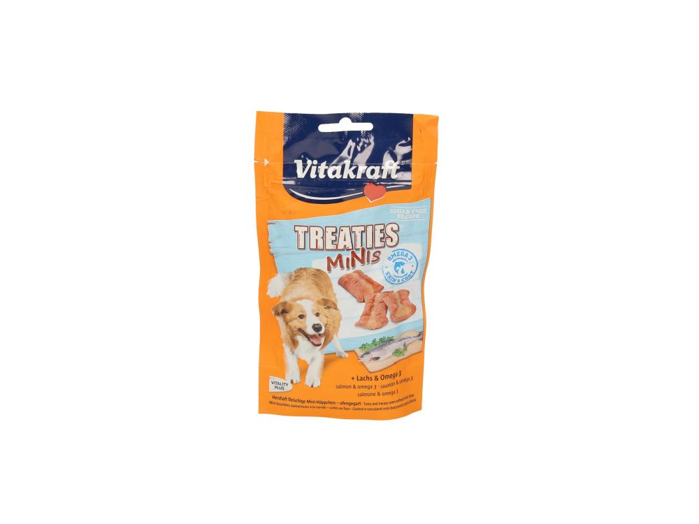 VITAKRAFT PRZYSMAK DLA PSA TREATIES MINIS ŁOSOŚ I OMEGA 3 48G  2334048