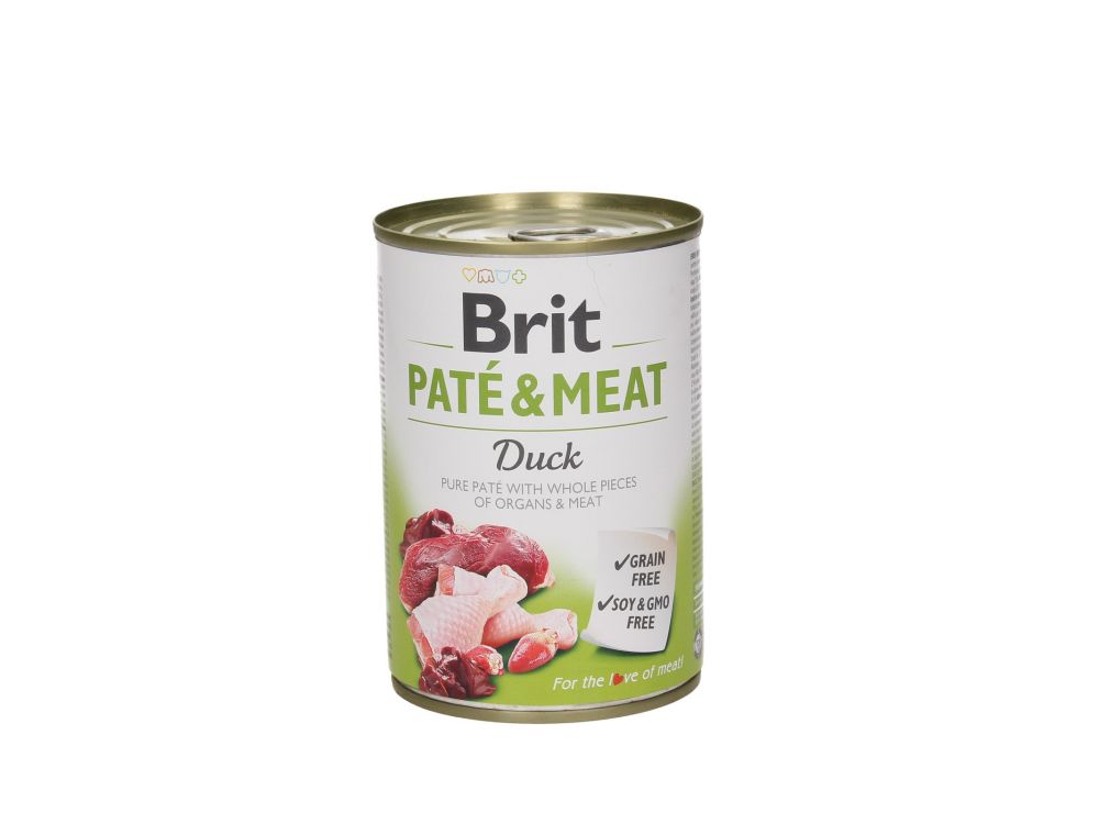 BRIT CARE PUSZKA 400G PIES PATE&MEAT DUCK
