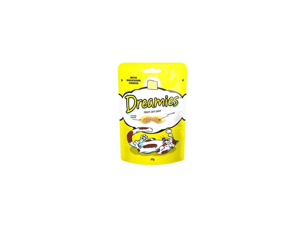 DREAMIES PRZYSMAK DLA KOTA Z SEREM 60G