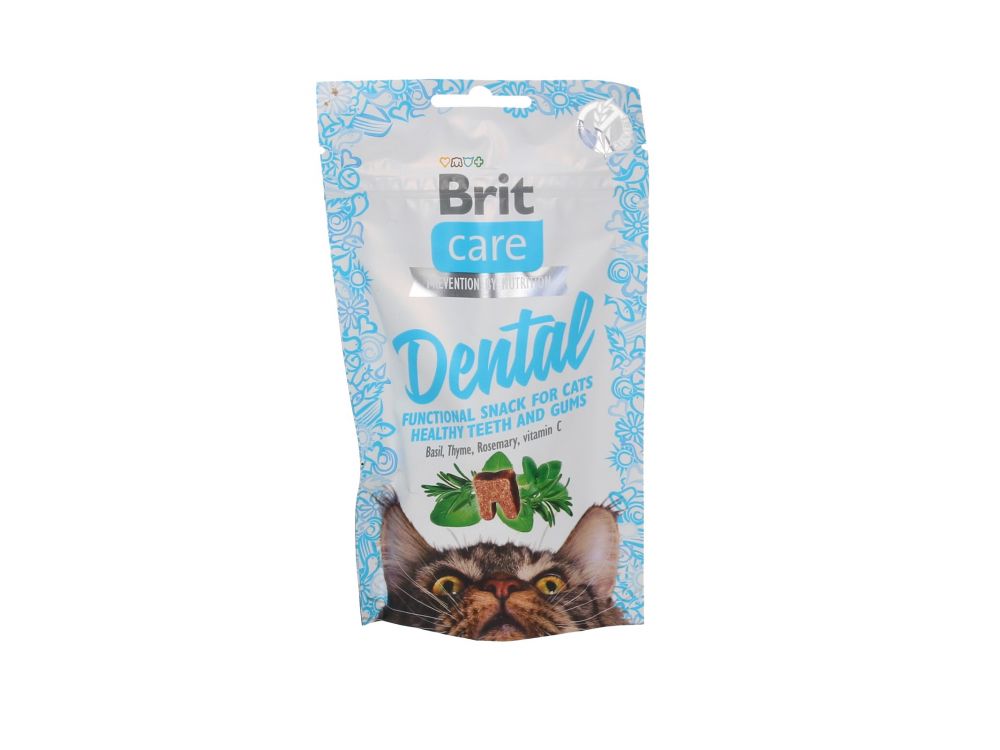 BRIT CARE CAT SNACK DENTAL 50G