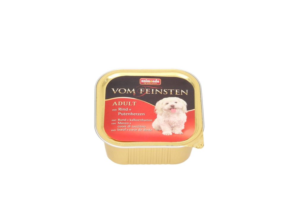ANIMONDA SZALKA VOM FEIN PIES 150G ADULT WOŁOWINA/SERCA INDYKA 82966