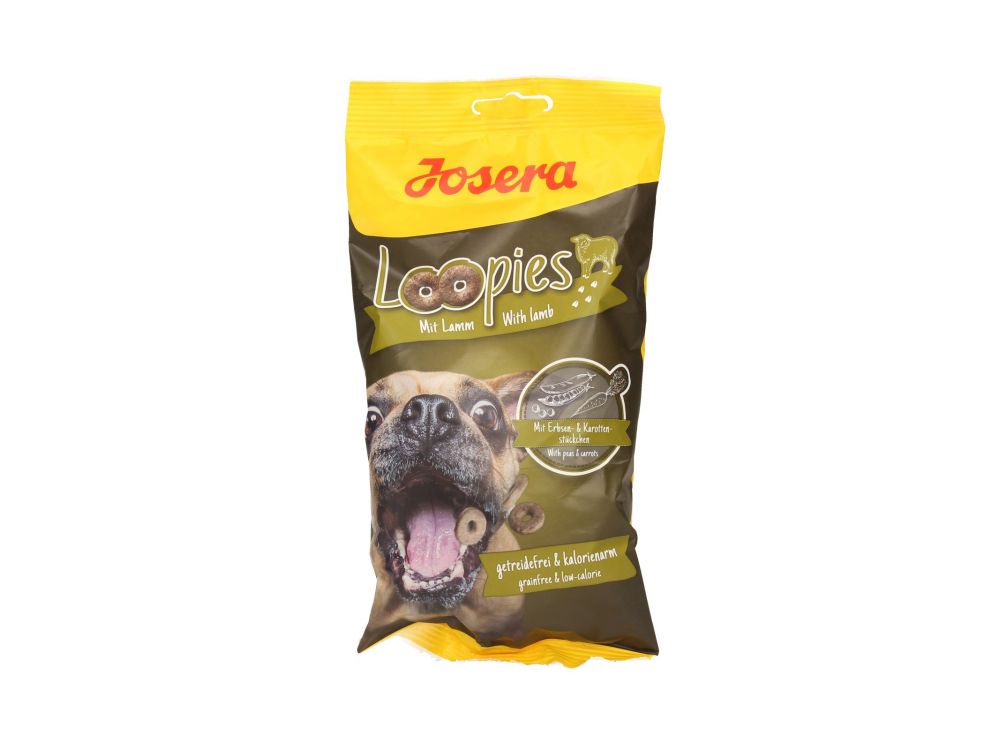 JOSERA LOOPIES MIĘSNE KĄSKI Z JAGNIĘCINĄ 150G