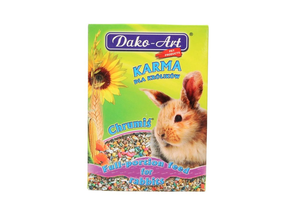DAKO-ART CHRUMIŚ 500G-D/KRÓLIKA,GRYZONI 307 *KARMA *KARTON
