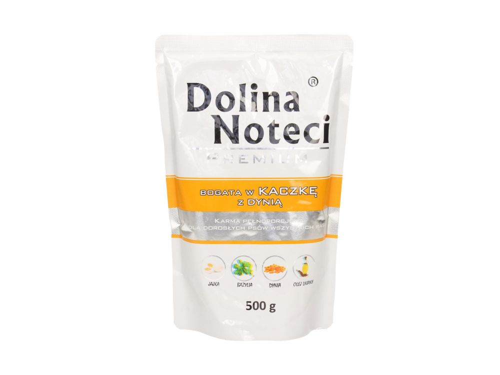 DOLINA NOTECI PREMIUM BOGATA W KACZKĘ Z DYNIĄ SASZETKA 500G