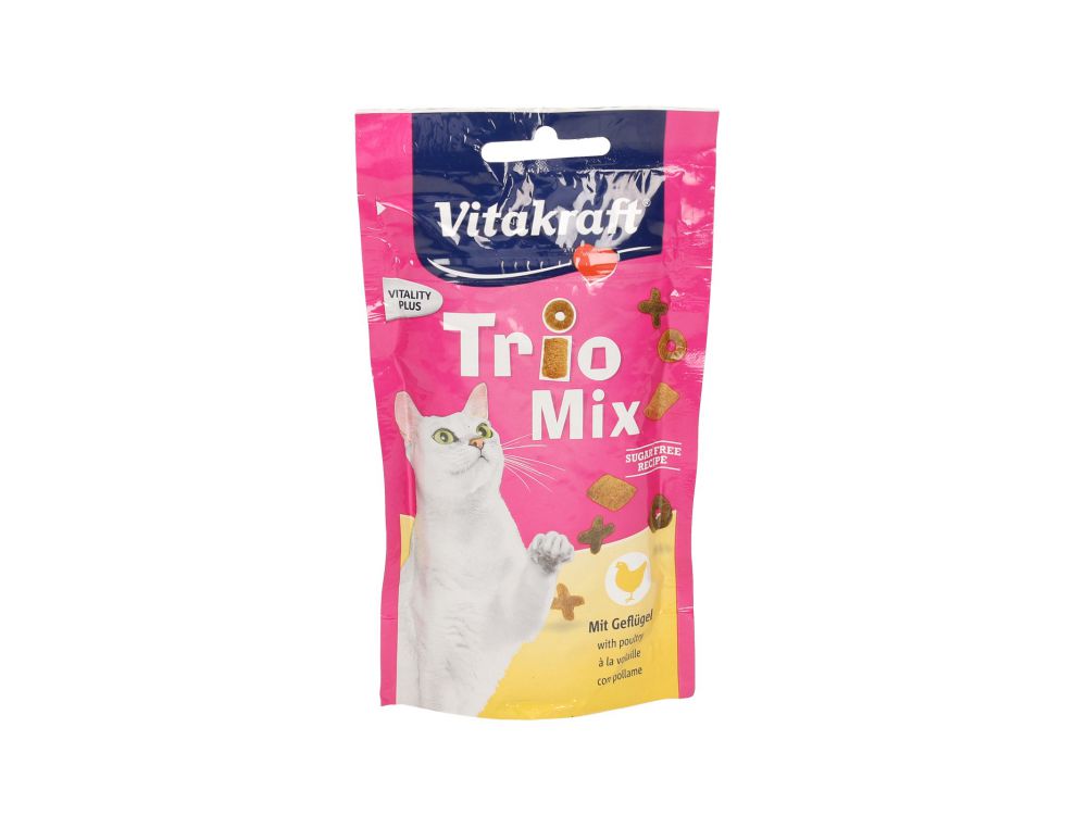 VITAKRAFT PRZYSMAK DLA KOTA TRIO MIX DRÓB 60G 28816
