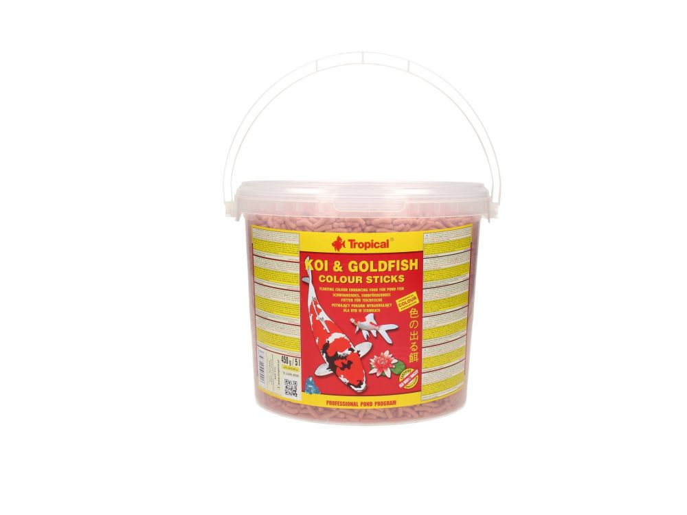 TROPICAL KOI&GOLDFISH COLOUR STICKS 5L (430G) WIADRO  40857