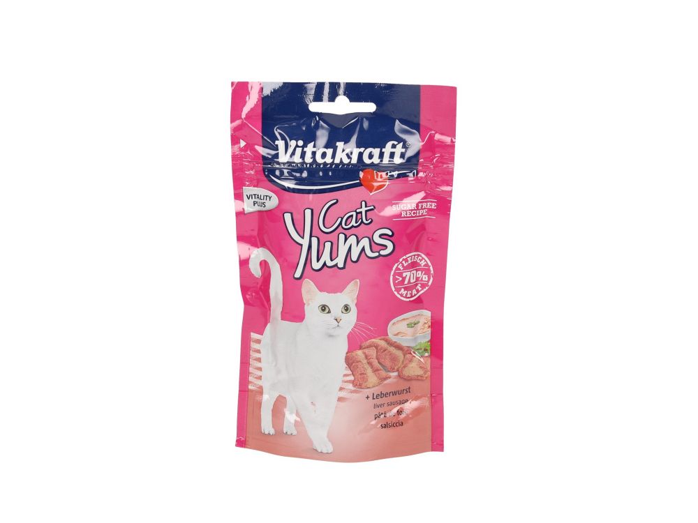 VITAKRAFT PRZYSMAK DLA KOTA YUMS LEBERWURST WĄTROBIANKA 40G 2458898