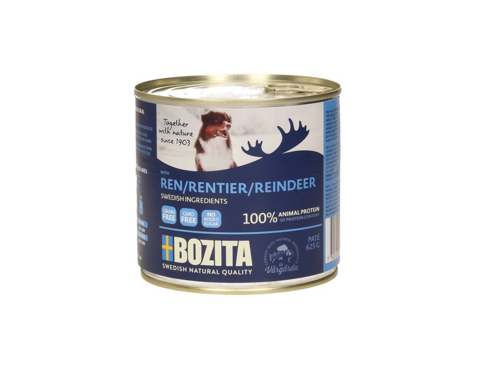 BOZITA PUSZKA DLA PSA 625G Z RENIFEREM 5161