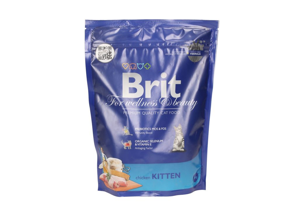 BRIT CAT PREMIUM BY NATURE KITTEN KURCZAK 300G