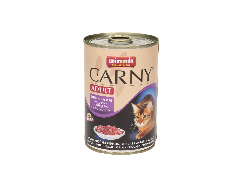 ANIMONDA CARNY PUSZKA 400G KOT WOŁOWINA/JAGNIĘCINA 83721
