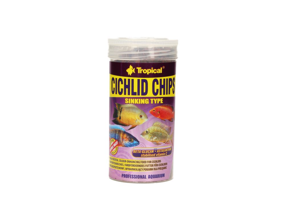 TROPICAL CICHLID CHIPS 250ML   60924