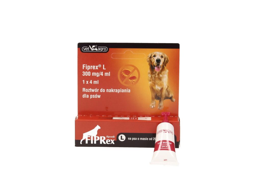 FIPREX SPOT ON-L 20-40 KG 1 SZT.  ROZTWÓR DO NAKRAPIANIA