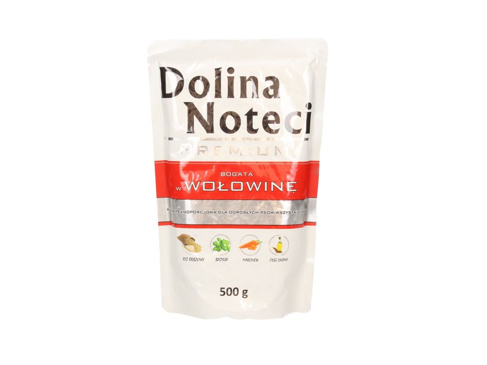 DOLINA NOTECI PREMIUM BOGATA W WOŁOWINĘ SASZETKA 500G