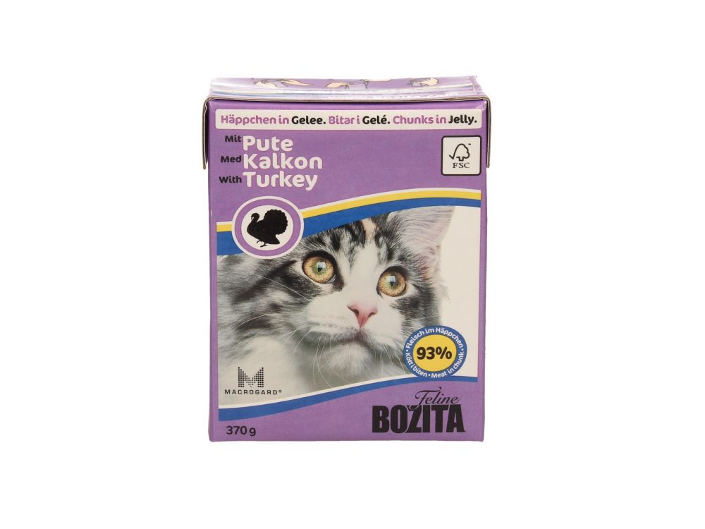 BOZITA FELINE KARTONIK 370G KAWAŁKI W GALARECIE Z INDYKIEM 64919