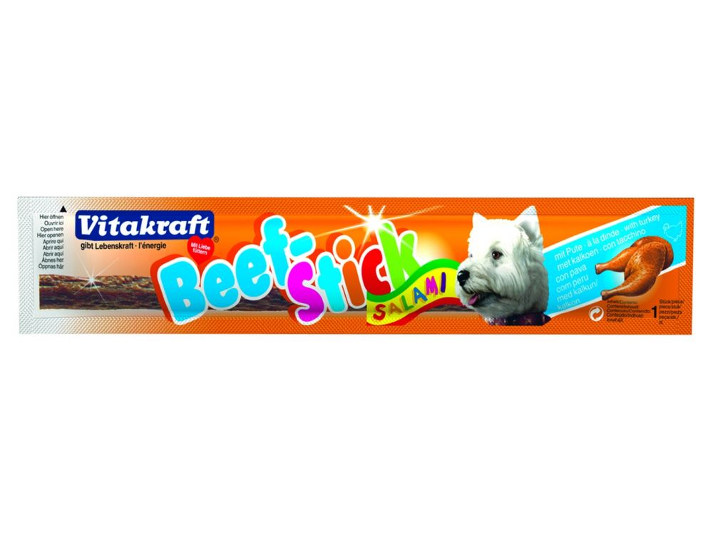 VITAKRAFT PRZYSMAK DLA PSA BEEF STICK 1SZT. INDYK 26503