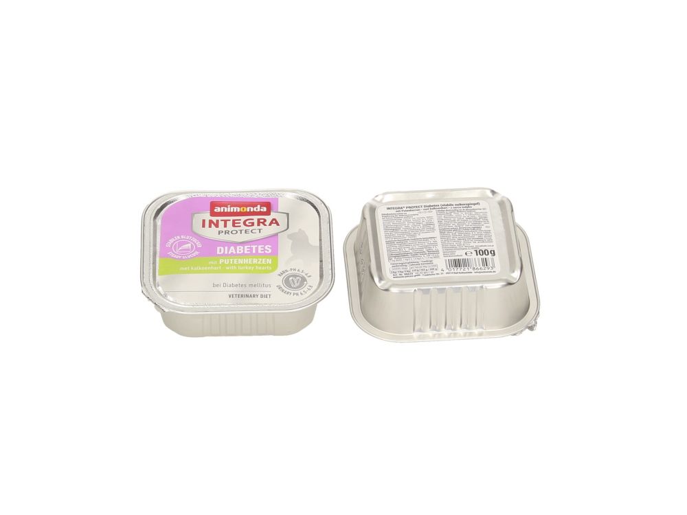 ANIMONDA INTEGRA PROTECT DIABETES SZALKA DLA KOTA 100G SERCA INDYKA 86629