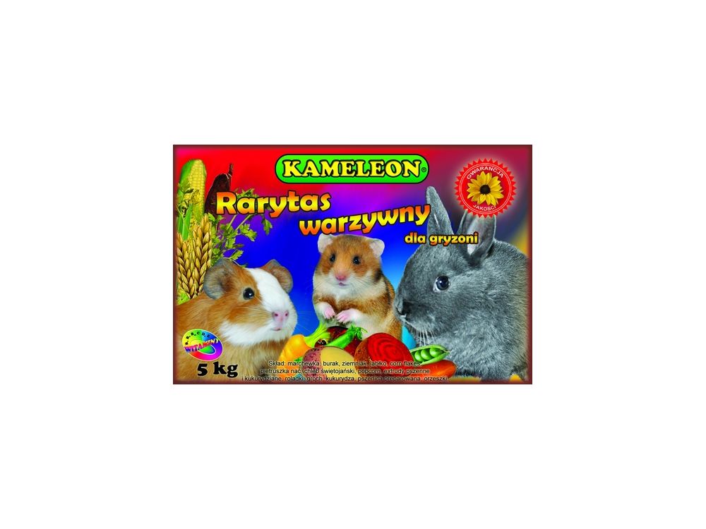 KAMELEON RARYTAS WARZYWNY DLA GRYZONI 5KG