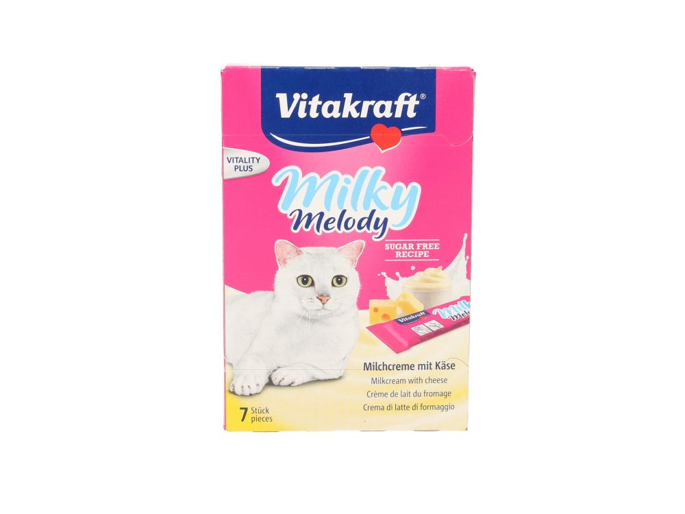 VITAKRAFT PRZYSMAK DLA KOTA MILKY MELODY KREM Z MLEKA Z SEREM 7 X 10G 28819