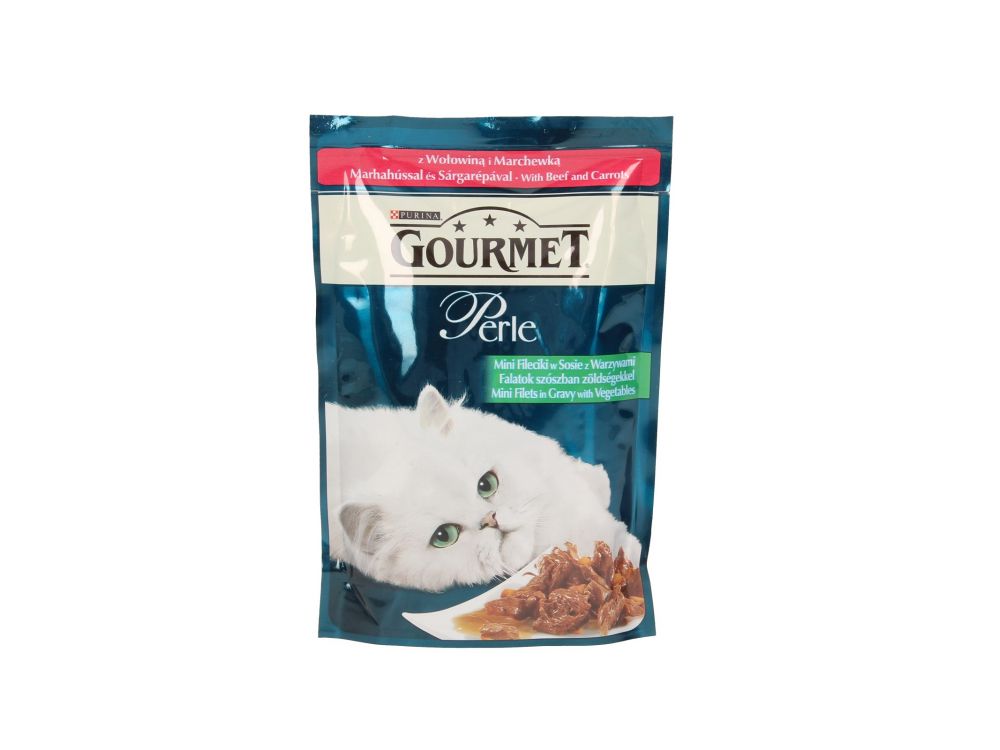 GOURMET PERLE SASZETKA 85G WOŁOWINA/MARCHEWKA 12486256