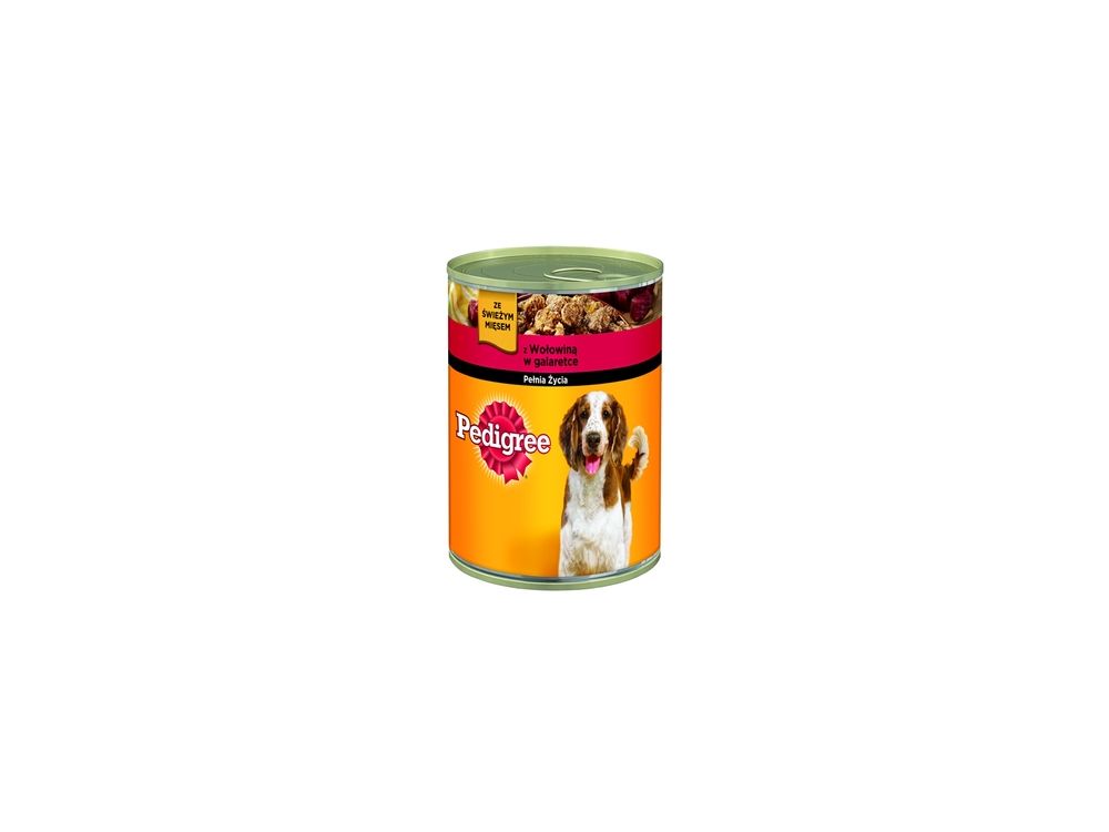 PEDIGREE PUSZKA 400G WOŁOWINA W GALARECIE
