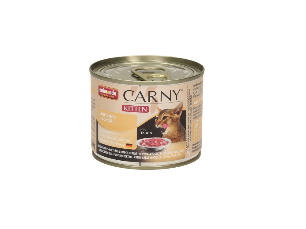 ANIMONDA CARNY PUSZKA 200G KITTEN WOŁOWINA/DRÓB 83964