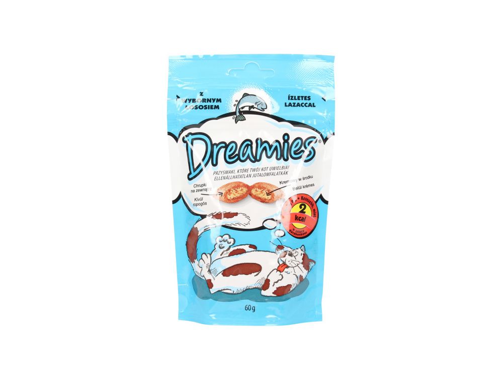 DREAMIES PRZYSMAK DLA KOTA Z ŁOSOSIEM 60G