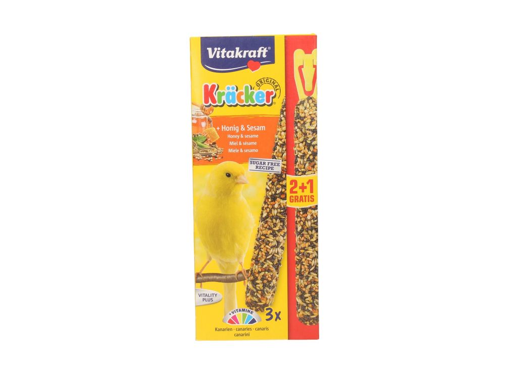VITAKRAFT KOLBA KRACKER 2+1 GRATIS DLA KANARKA MIODOWY 89435