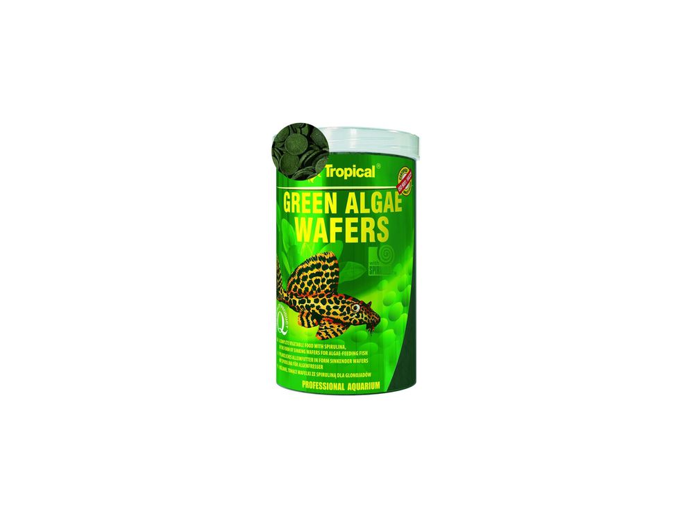 TROPICAL GREEN ALGAE WAFERS 1000ML  66426