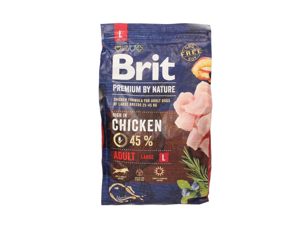 BRIT PREMIUM BY NATURE ADULT LARGE BREED 3KG