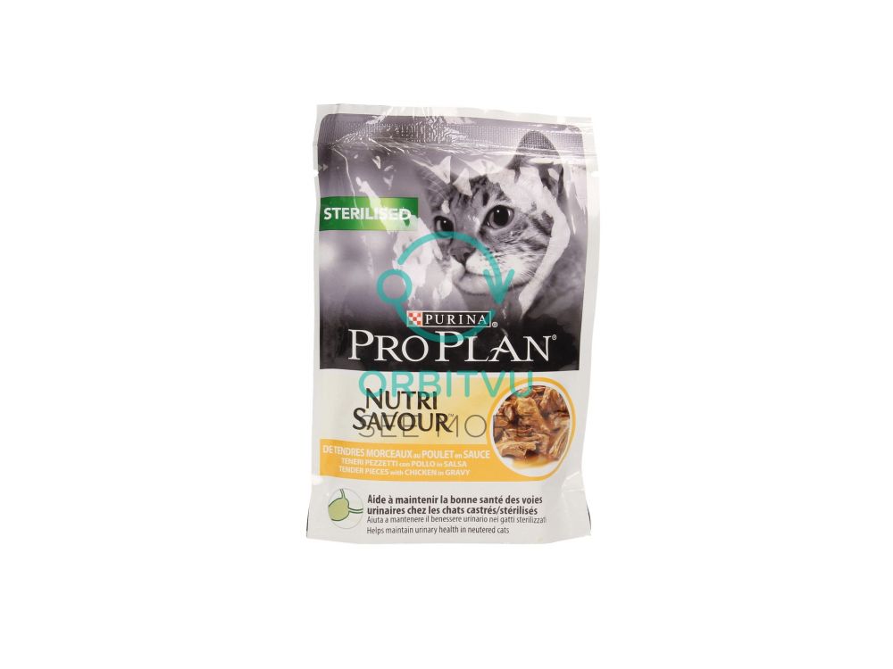 PRO PLAN CAT SASZETKA STERILISED KURCZAK W SOSIE 85G 12457646