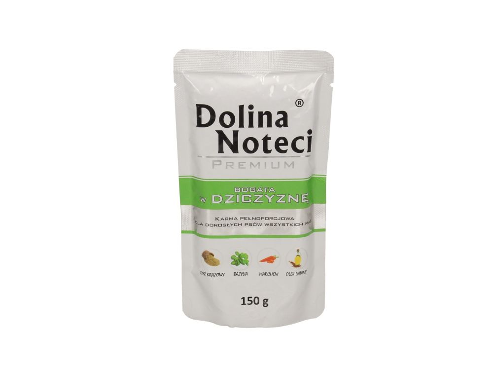 DOLINA NOTECI PREMIUM BOGATA W DZICZYZNĘ SASZETKA 150G