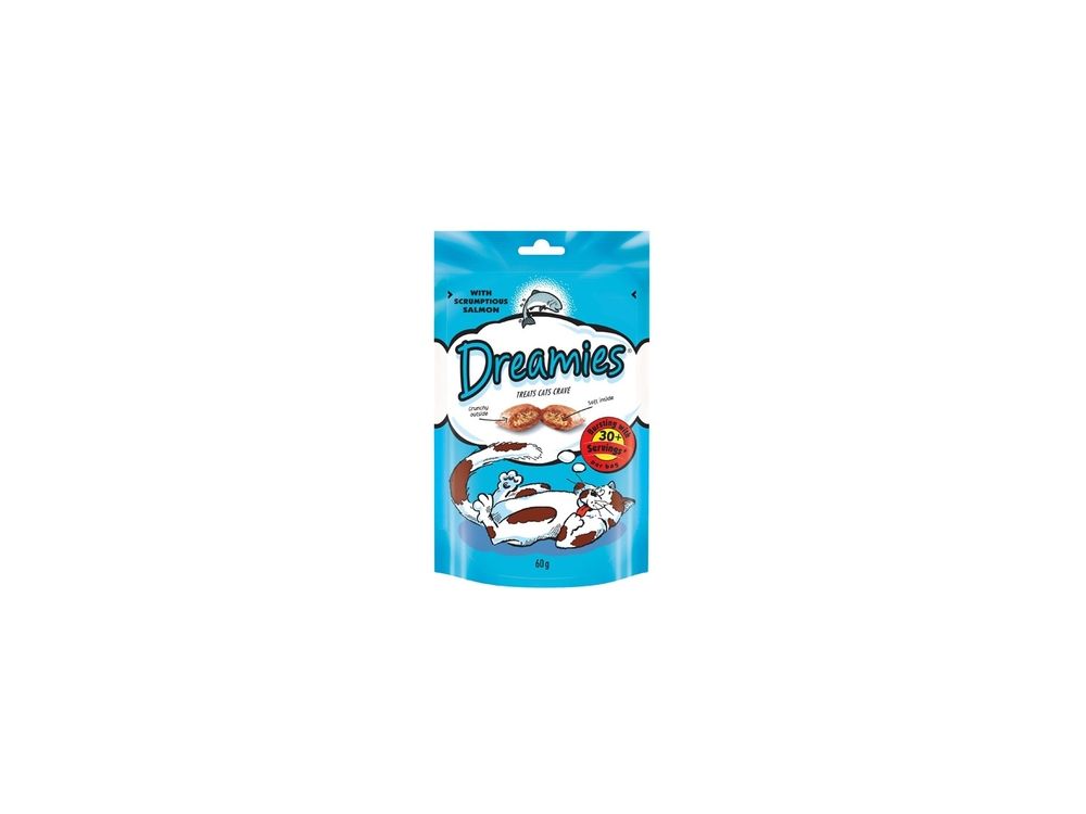 DREAMIES PRZYSMAK DLA KOTA Z ŁOSOSIEM 60G