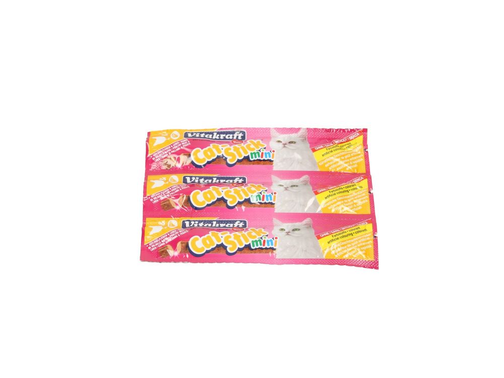 VITAKRAFT PRZYSMAK DLA KOTA CAT-STICK MINI 3SZT. DRÓB/WĄTRÓBKA 2436725