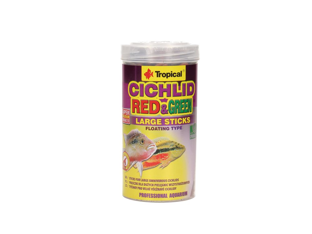 TROPICAL CICHLID RED&GREEN LARGE STICKS 250ML   63734