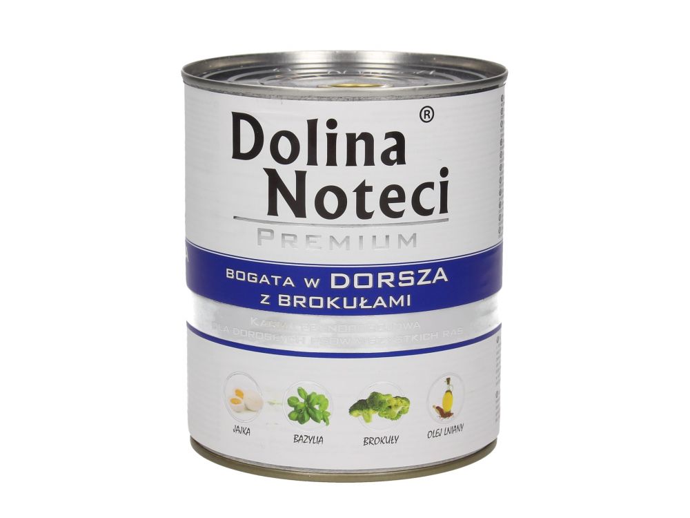 DOLINA NOTECI PREMIUM BOGATA W DORSZA Z BROKUŁAMI 800G
