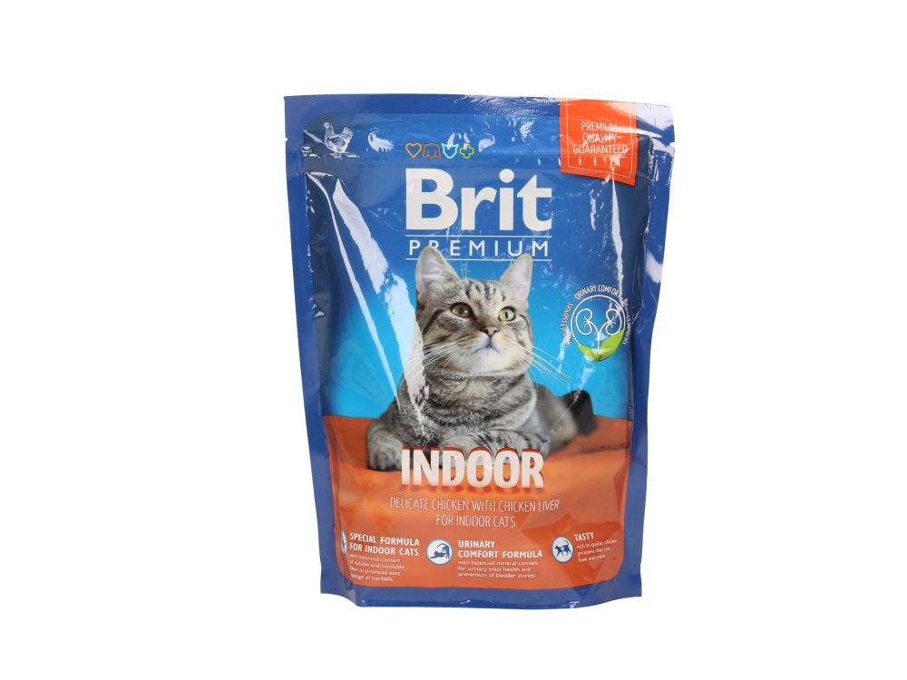 BRIT CAT PREMIUM BY NATURE ADULT INDOOR KURCZAK 300 G