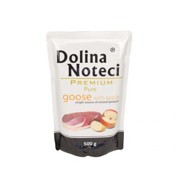 DOLINA NOTECI PREMIUM PURE GĘŚ Z JABŁKIEM SASZETKA 500G