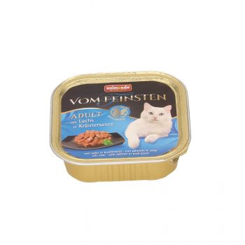 ANIMONDA SZALKA VOM FEIN KOT 100G GRAIN FREE ŁOSOŚ W ZIOŁOWYM SOSIE 83361