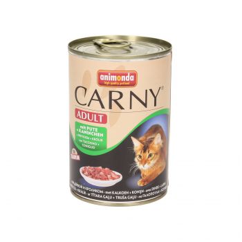 ANIMONDA CARNY PUSZKA 400G KOT WOŁOWINA/INDYK/KRÓLIK 83725