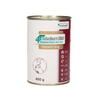 4T VETERINARY DIET DOG HEPATIC 400 G PUSZKA