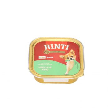 RINTI GOLD MINI SZALKA 100G JELEŃ/WOŁOWINA 92023