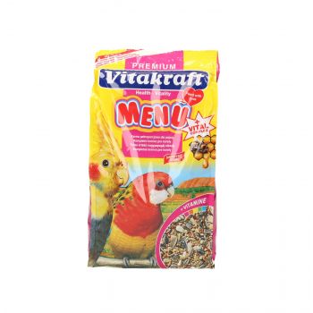 VITAKRAFT MENU VITAL KARMA DLA PAPUG ŚREDNICH Z MIODEM 1KG 10621