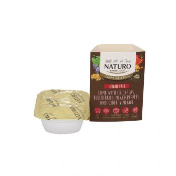 NATURO CHEF'S JAGNIĘCINA Z CIECIERZYCĄ,JAGODAMI,PAPRYKĄ,OCTEM JABŁKOWYM 150G