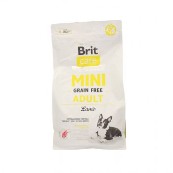 BRIT CARE MINI GRAIN FREE ADULT LAMB 2KG