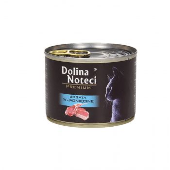 DOLINA NOTECI PREMIUM KOT PUSZKA 185G BOGATA W JAGNIĘCINĘ