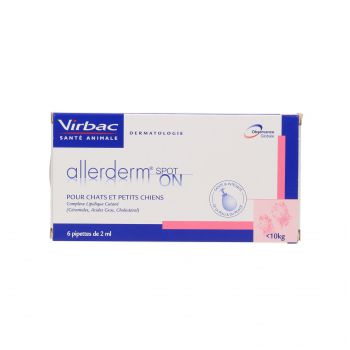 ALLERDERM SPOT-ON 2 ML X 6 SZT. - KOT I MAŁY PIES